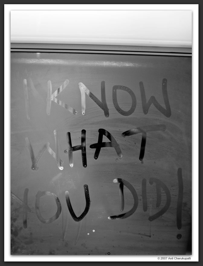 I Know What You Did!